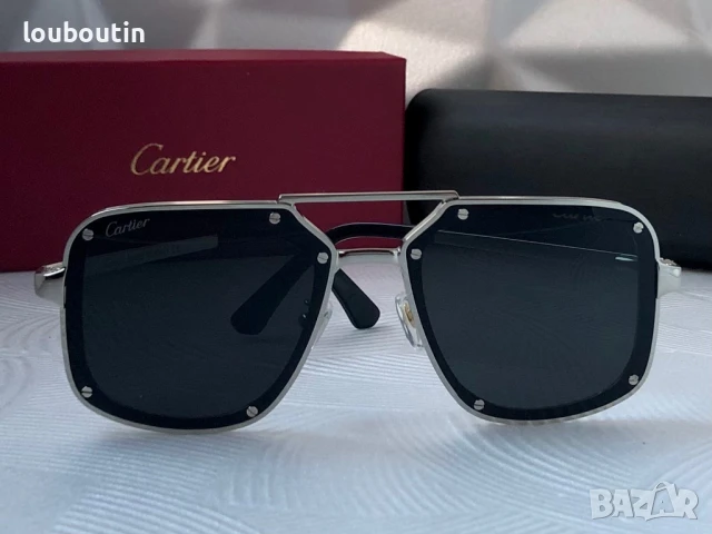 Cartier мъжки слънчеви очила 2 цвята, снимка 9 - Слънчеви и диоптрични очила - 50741556