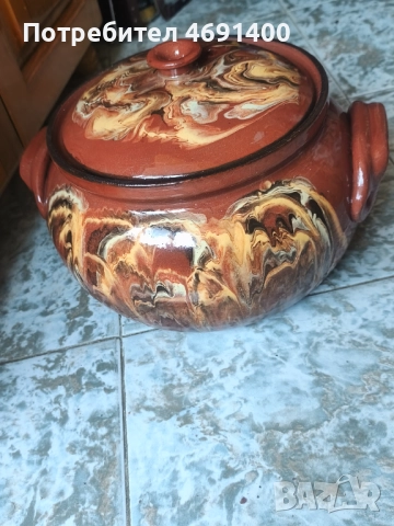 Глинен гювеч 6л