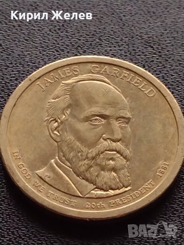 Възпоменателна монета JAMES GARFIELD 20 президент на САЩ 1881г. за КОЛЕКЦИЯ 38044, снимка 4 - Нумизматика и бонистика - 40764027