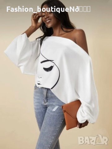 Уникален бял топ Бохемия  , снимка 5 - Блузи с дълъг ръкав и пуловери - 44078308