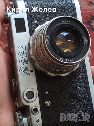 ФЕД 2 Стар СЪВЕТСКИ ЛЕНТОВ РЯДЪК МОДЕЛ FED 2 КОЛЕКЦИОНЕРСКИ ФОТОАПАРАТ в КОЖЕН КАЛЪФ 33094, снимка 6 - Антикварни и старинни предмети - 38418034