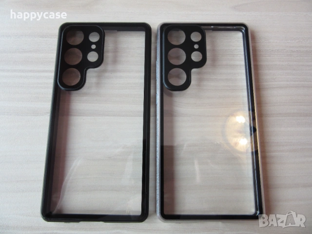 Samsung Galaxy S26 Ultra / S25 Ultra / S25+ / S25/ Двоен 360° магнитен кейс калъф с камера протектор, снимка 7 - Калъфи, кейсове - 48736561