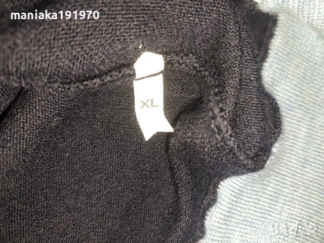 Мъжки италиански пуловер мерино (XL) 100% Merino Wool , снимка 5 - Пуловери - 43666706