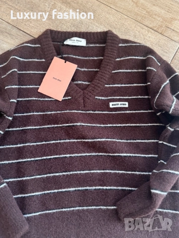 Дамски пуловер Miu Miu, снимка 6 - Блузи с дълъг ръкав и пуловери - 52463569