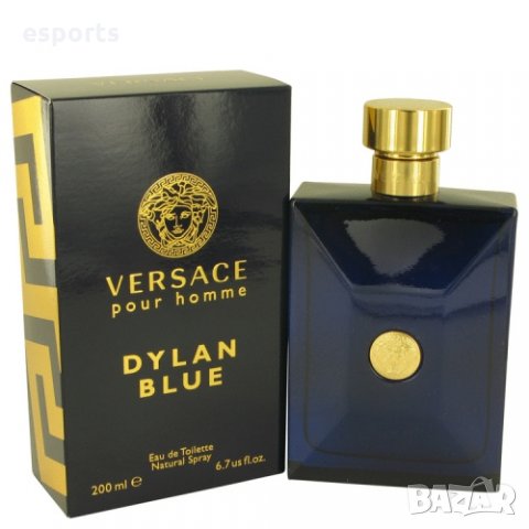 Versace Dylan Blue Pour Homme Тоалетна вода EDT 200ml автентичен мъжки парфюм, снимка 2 - Мъжки парфюми - 27123148