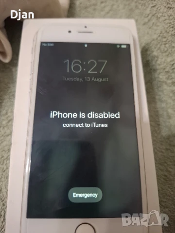 iphone 6 silver, снимка 2 - Apple iPhone - 50540283