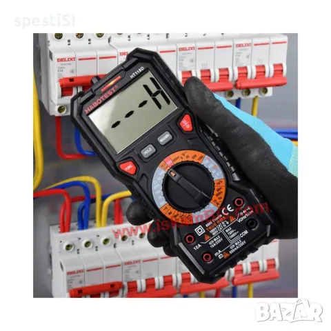 Дигитален мултицет Habotest HT118A ,LCD дисплей, черен, снимка 12 - Други инструменти - 49565526