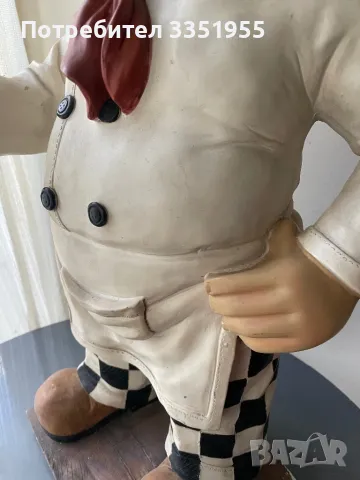 Италианска голяма статуетка на Шеф Готвач, снимка 6 - Обзавеждане за заведение - 49944645