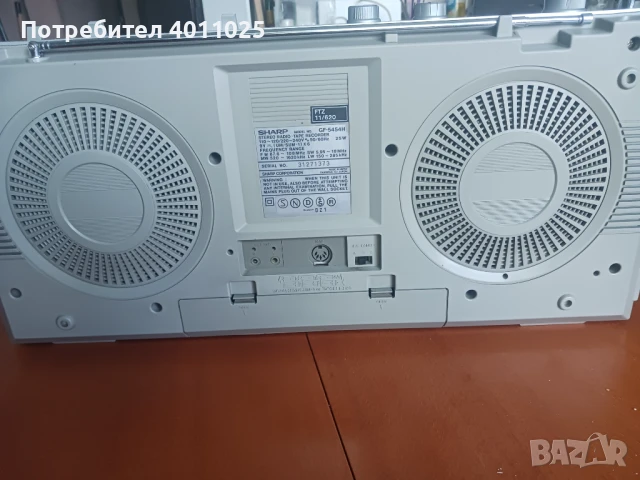 Радиокасетофон SHARP GF 5454, снимка 4 - Радиокасетофони, транзистори - 50699341