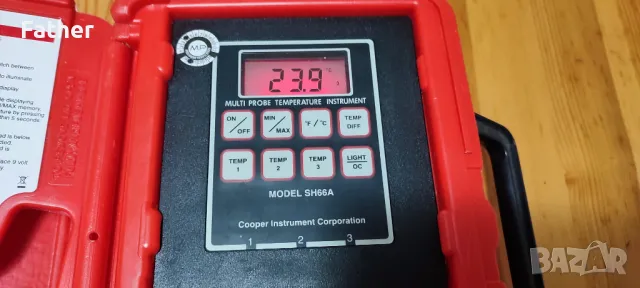 Професионален триточков електронен термометър, снимка 6 - Други инструменти - 48053514