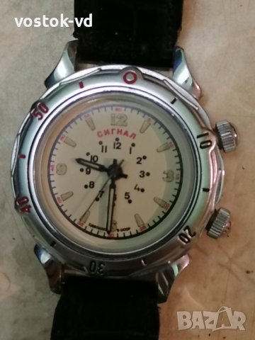 ВОСТОК СИГНАЛ ЗВЪНЕЦ - РАБОТЕЩ ЧАСОВНИК , снимка 2 - Мъжки - 43078645