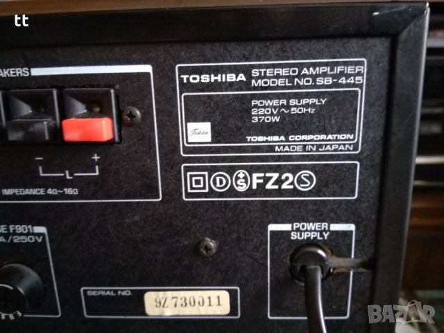 TOSHIBA. SB-445.транзисторен усилвтл, снимка 8 - Ресийвъри, усилватели, смесителни пултове - 35425522
