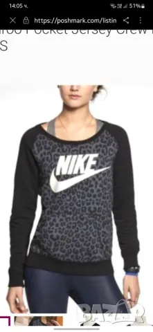 Nike сива горница Nike L, снимка 2 - Блузи с дълъг ръкав и пуловери - 47741476