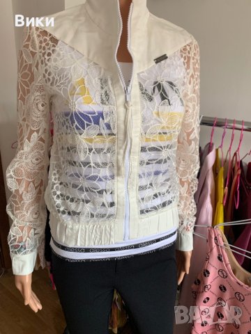 Alessa Алеса бяло яке от дантела, снимка 4 - Якета - 40816707