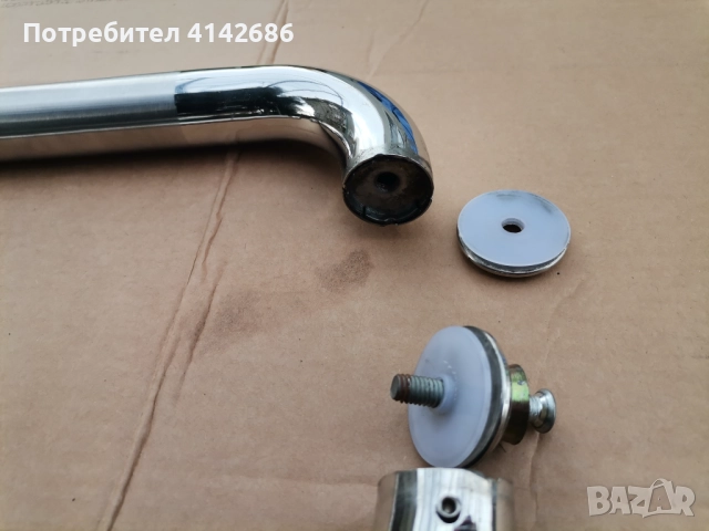 Иноксова дръжка за стъклени врати , снимка 4 - Входни врати - 48269855