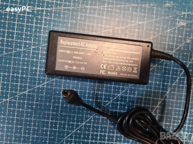 Захранващ адаптер 12V 3А, снимка 3 - Друга електроника - 48917656