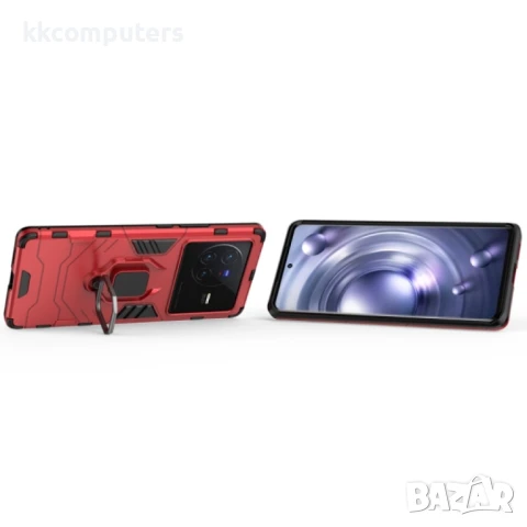 vivo X80 5G Удароустойчив Ring Holder Калъф и Протектор, снимка 8 - Калъфи, кейсове - 50741591