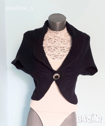 Четири различни броя / Дамски вълнен топ тип блуза, елек, жилетка , снимка 13 - Корсети, бюстиета, топове - 51837616