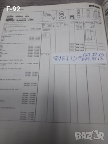 9016713**NEU**MAHLE**VW-1.6D/TD-2.4D/TD**БУТУЛО**К-Т**, снимка 9 - Части - 35371311