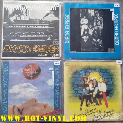 Грамофонни плочи на Диана експрес, снимка 1