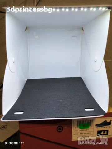 Палатка за продуктова фотография с LED осветление