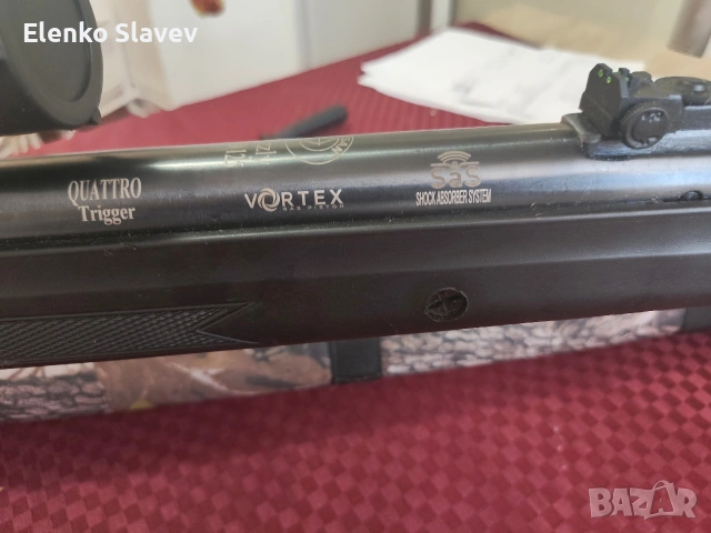 Въздушна пушка Hutsan Grizzly 125 5.5 със всички артикули към нея и въздушно нутало