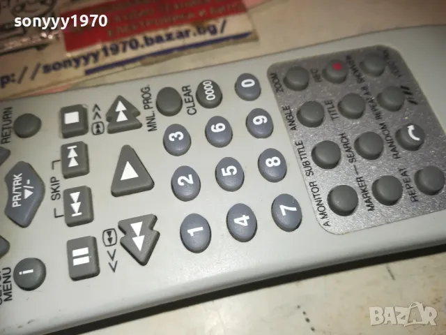 JVC DVD & VCR REMOTE CONTROL-ВНОС SWISS 2110240821, снимка 10 - Вази - 47658148