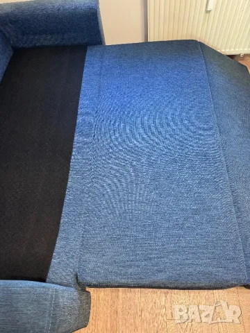 Разтегателен диван - син, снимка 6 - Дивани и мека мебел - 49877857