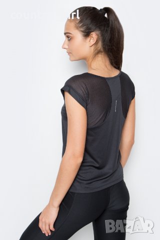 Nike Nk Dry Top Ss Run Fast - страхотна дамска тениска КАТО НОВА, снимка 2 - Тениски - 28738200