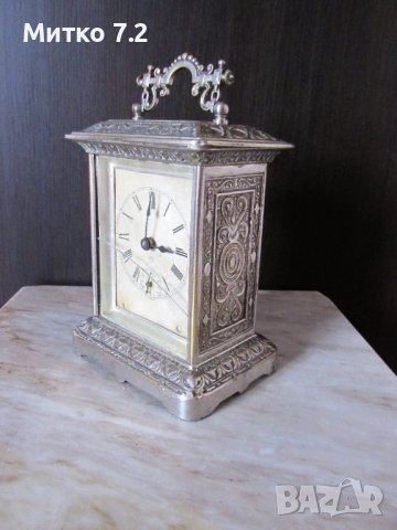  Старинен настолен часовник, снимка 5 - Антикварни и старинни предмети - 40713446