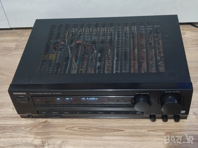 KENWOOD стерео ресивър с дистанционно*. Транзисторен усилвател с радио тунер, снимка 4 - Ресийвъри, усилватели, смесителни пултове - 53342193