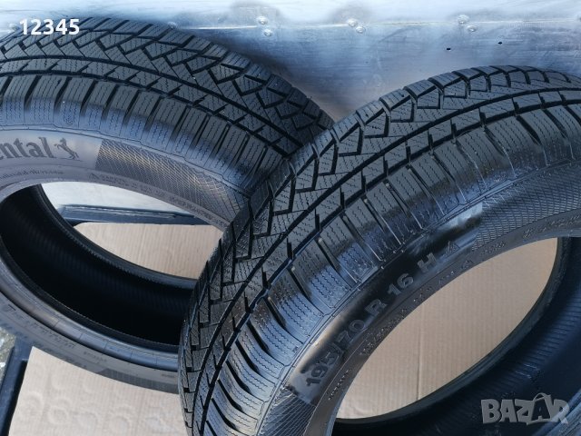 195/70R16 continental 7,6мм грайфер дот2020-№288, снимка 11 - Гуми и джанти - 43746757