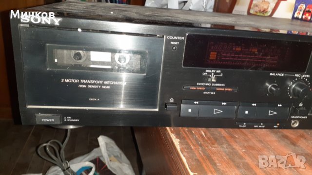 Двукасетен дек Sony TC-W490, снимка 5 - Аудиосистеми - 32815258