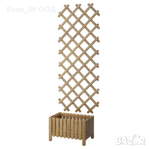 Сандъче за цветя с пано