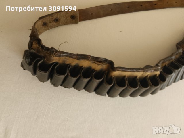  Стар автентичен Авджийски колани патрондаши  естествена кожа    , снимка 4 - Антикварни и старинни предмети - 43584600