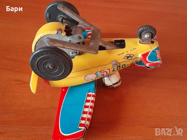 Стара рядка играчка ЦИРКОВ САМОЛЕТ CP-007-Япония, снимка 6 - Колекции - 43483917