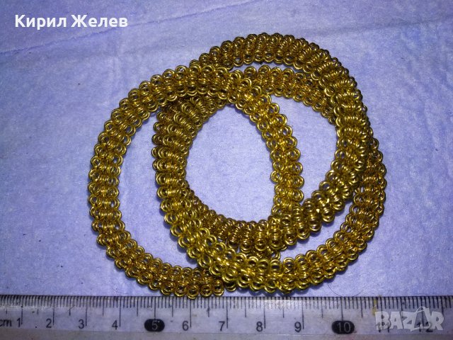 КРАСИВИ ДЕКОРАТИВНИ ЗЛАТИСТИ МЕТАЛНИ ГРИВНИЧКИ 26888, снимка 3 - Декорация за дома - 43589804