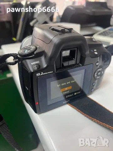 Фотоапарат Sony DSLR-A230 + Обектив Sony SAL1855, снимка 7 - Фотоапарати - 50370972