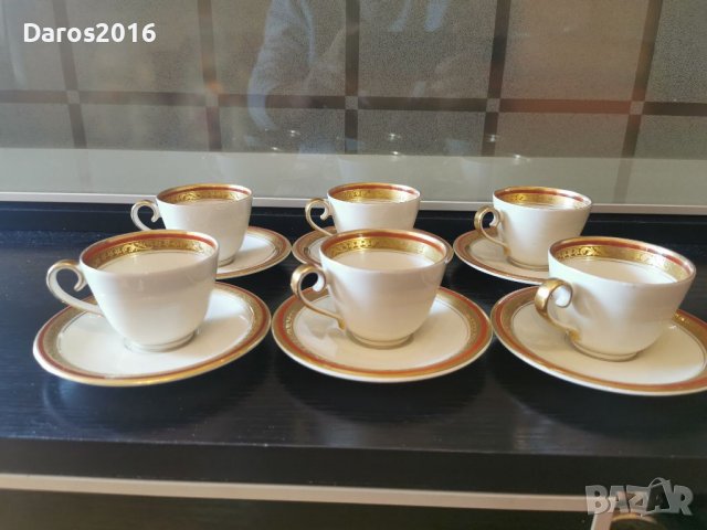 Сервиз за кафе порцелан Krautheim , снимка 3 - Сервизи - 39975155
