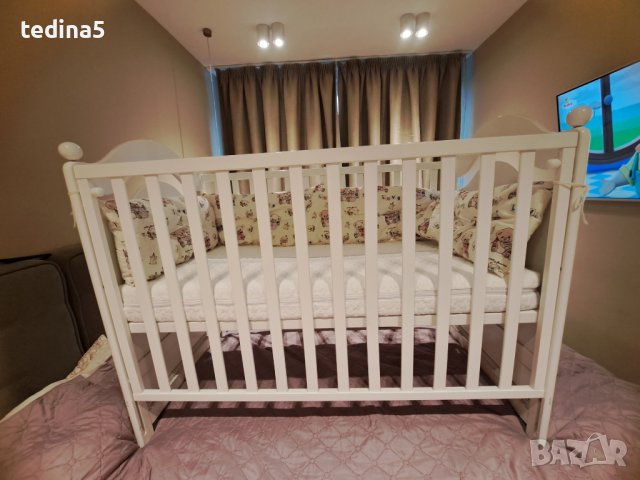 Детско легло с матрак, снимка 1 - Бебешки легла и матраци - 43151075