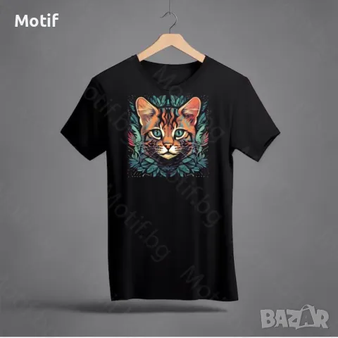 Тениска с щампа КОТКА Бенгалска котка / Bengal Cat t-shirt , снимка 1