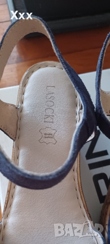 Сандали Karino естествен велур, снимка 2 - Дамски боти - 44858084