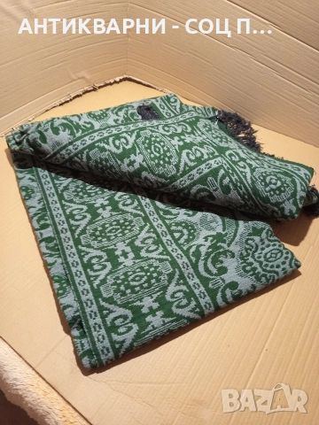 Соц Стар Ръчно Тъкан Голям Килим Размер 370см./230см. НОМЕР 679., снимка 7 - Антикварни и старинни предмети - 53407307