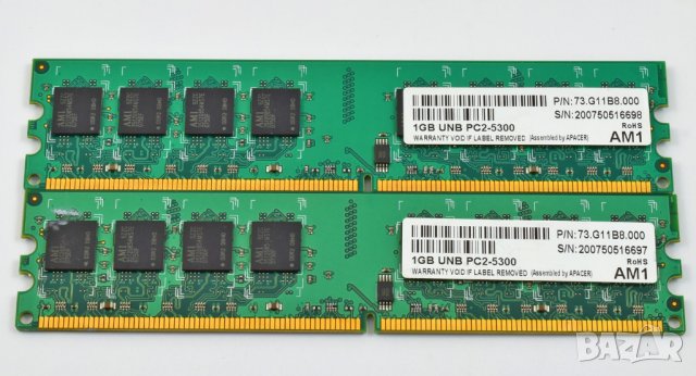 RAM памет TakeMS 4x1GB DDR2 PC2-5300 667 MHz, снимка 3 - RAM памет - 44048608