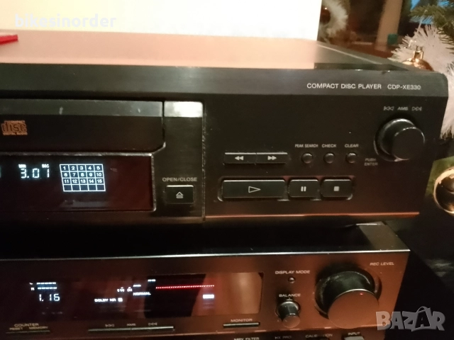 SONY CDP-XE330 отличен СД плейър, снимка 5 - Декове - 52889065