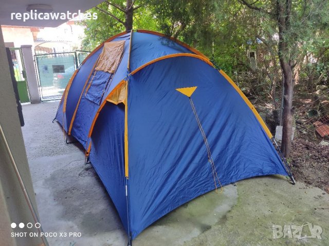 Шестместна палатка немска, снимка 1 - Палатки - 37107453