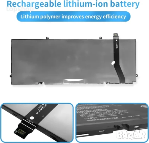 Батерия за лаптоп RC30-0357, съвместима с Razer Book 13 RZ09-0357 2020 2021 серия (11,55 V 55 Wh), снимка 3 - Батерии за лаптопи - 50552317