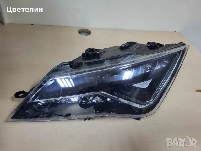 Ляв фар Seat Leon 5f lqv far сеат леон 5ф, снимка 4 - Части - 48866653
