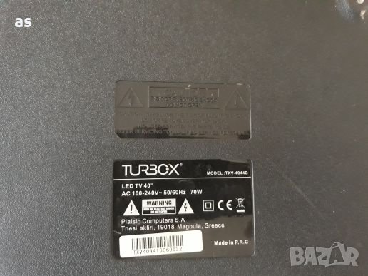 TurboX TXV-4044D на части , снимка 1 - Телевизори - 28142072