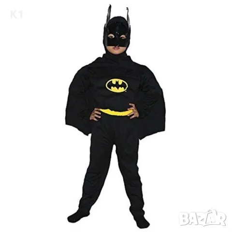 Детски костюм с мускули Спайдърмен, Батман, Хълк + маска , снимка 4 - Детски комплекти - 49005236